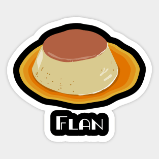 Flan FOGS FOOD FRENCH 12 Sticker